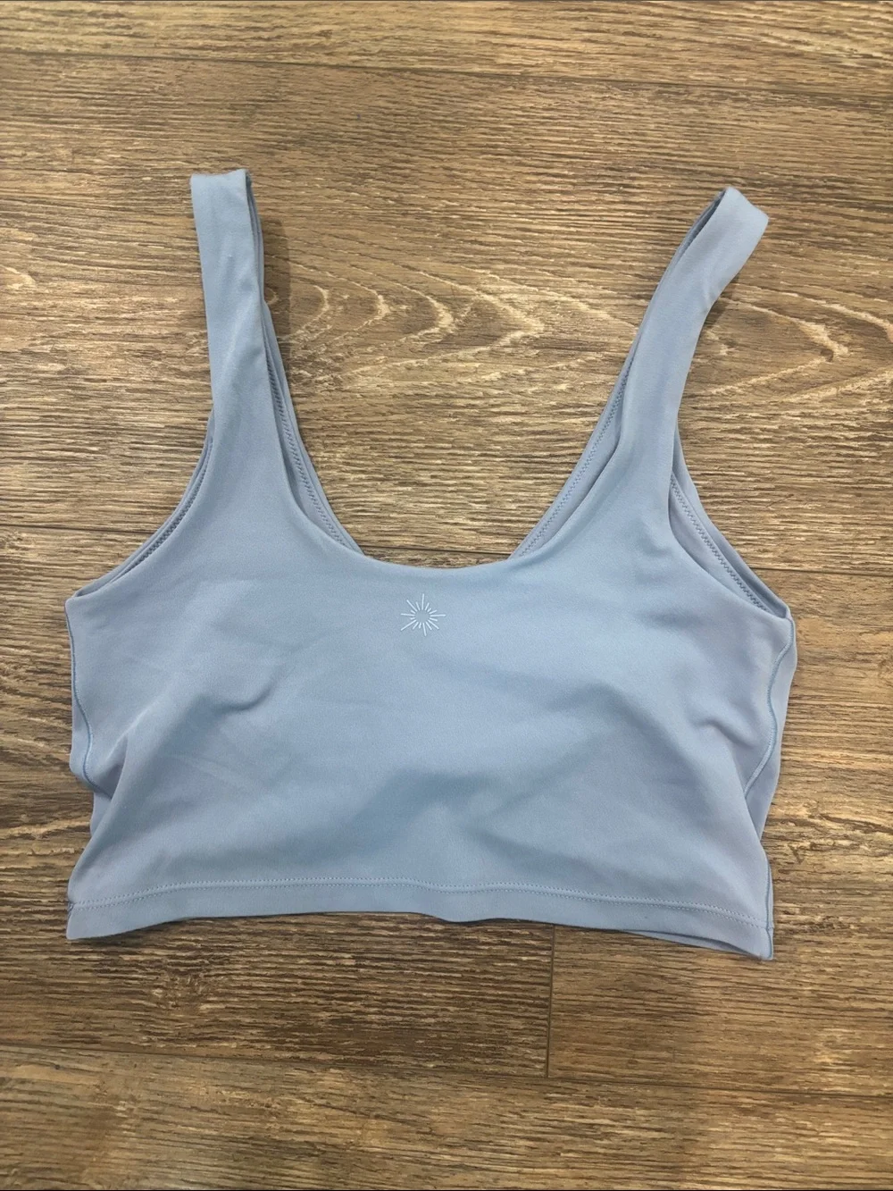 OFFLINE By Aerie Real Me Low Key Ruched Longline Sports Bra Women's Size Small